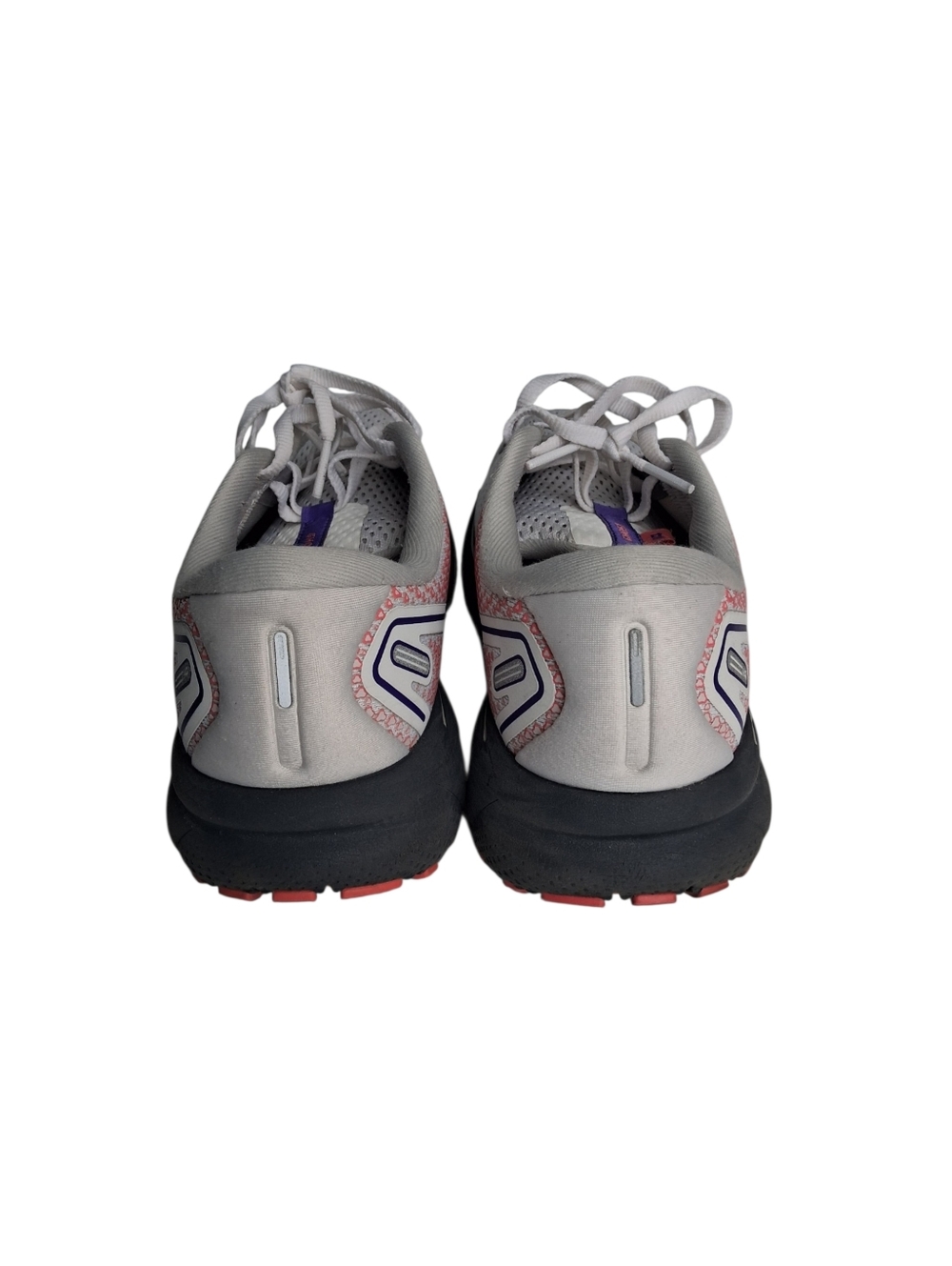 Brooks Ghost 14 Running Shoes Women's Size 8.5 White/Purple/Coral - Picture 5 of 10